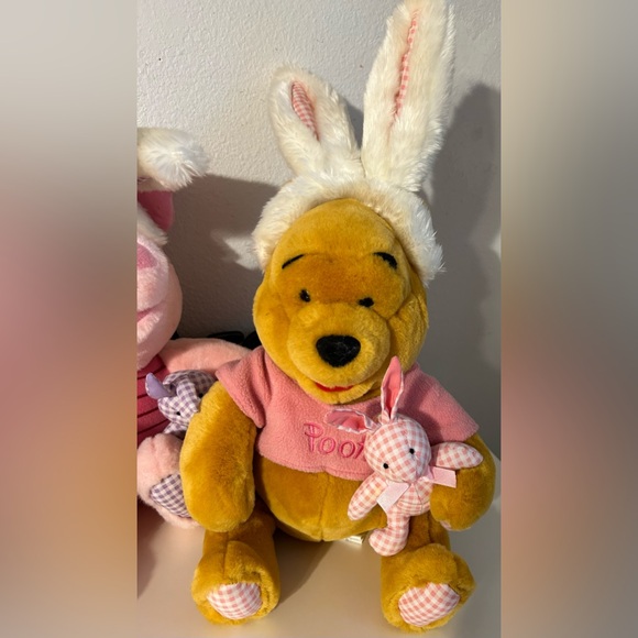Disney’s Winnie the Pooh & Friends w/bunny ears. Pooh, Piglet, Tigger & Eeyore. - Picture 2 of 13
